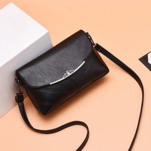 Mini women's messenger bag, black